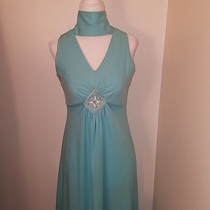 Vintage 70's Blue Dress